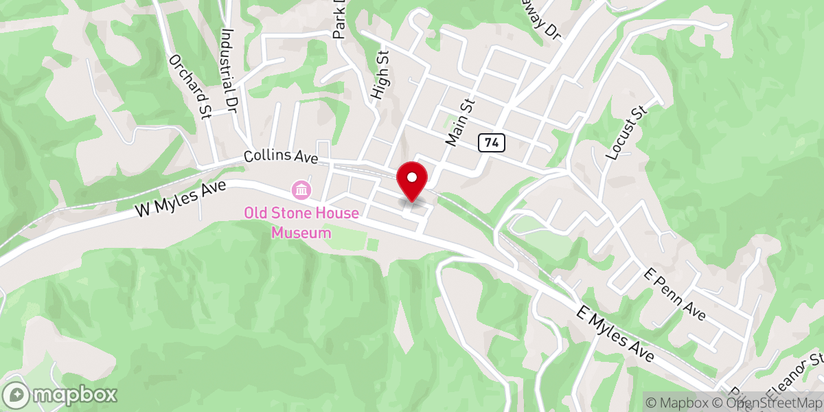 Map showing location of Harvest Time Ministries