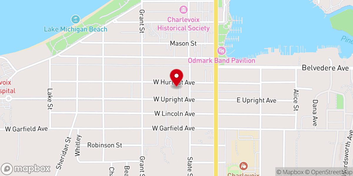 Map showing location of Community Church of God