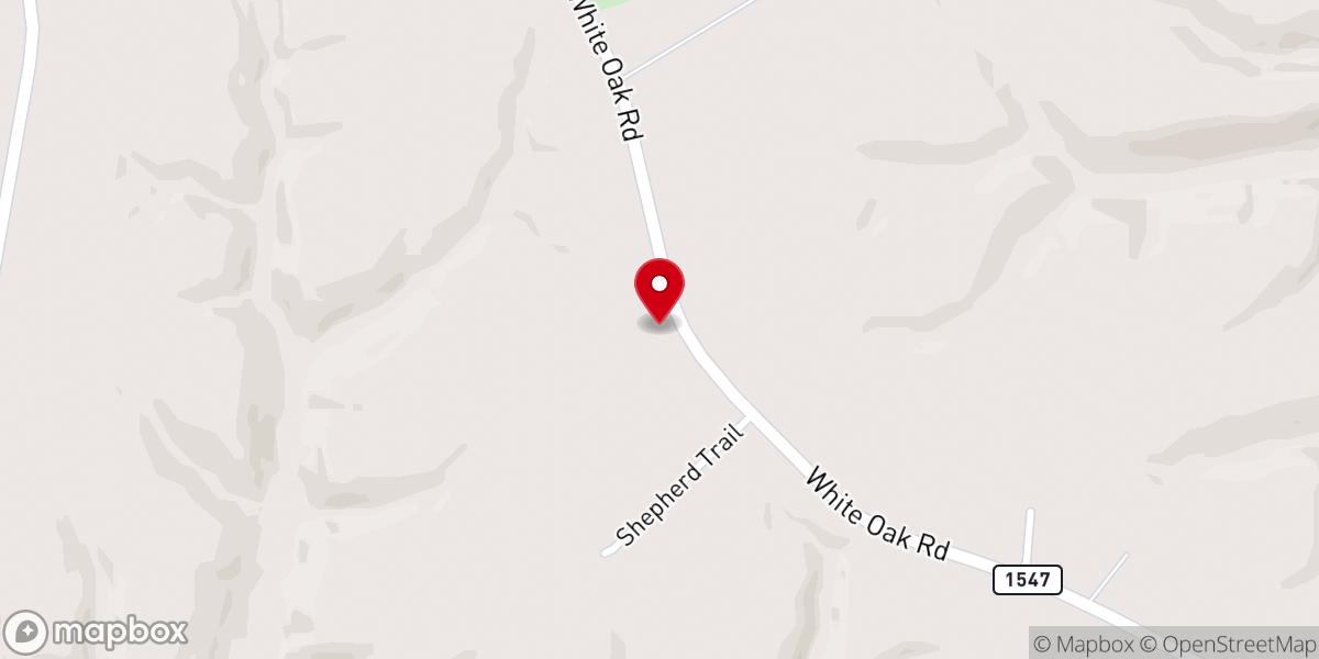 Map showing location of Bethlehem United Methodist Church