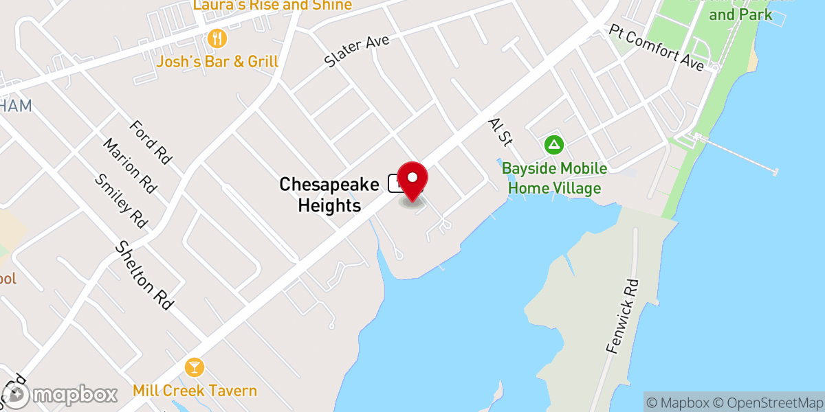 Map showing location of LaCrosse Memorial Presbyterian Church