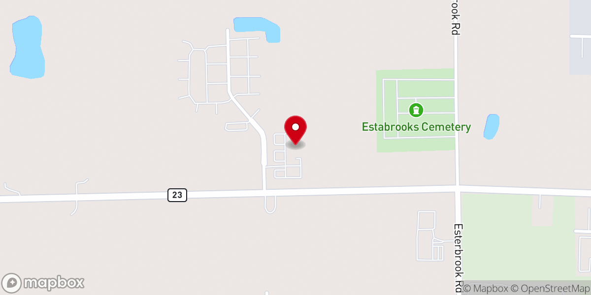 Map showing location of Community Church Fond du Lac
