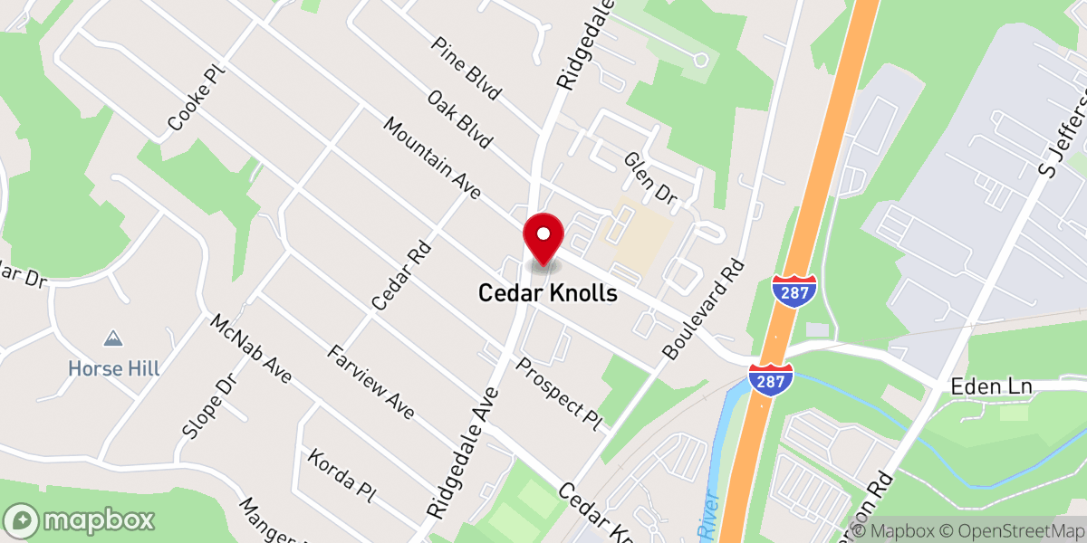 Map showing location of Hildale Park Presbyterian Church
