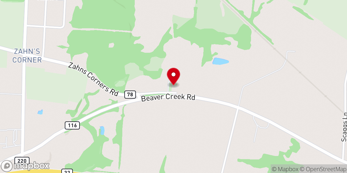 Map showing location of Hamman Church