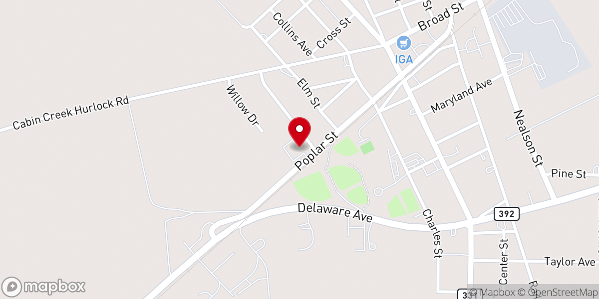 Map showing location of Baby showet