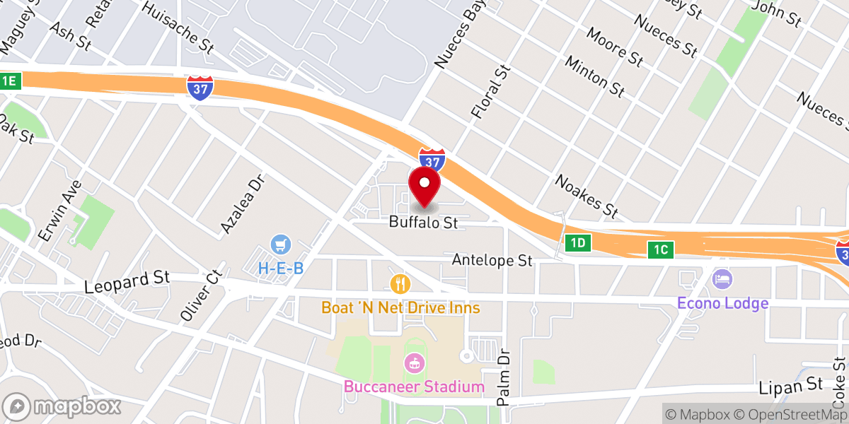 Map showing location of CrossBridge Fellowship Church