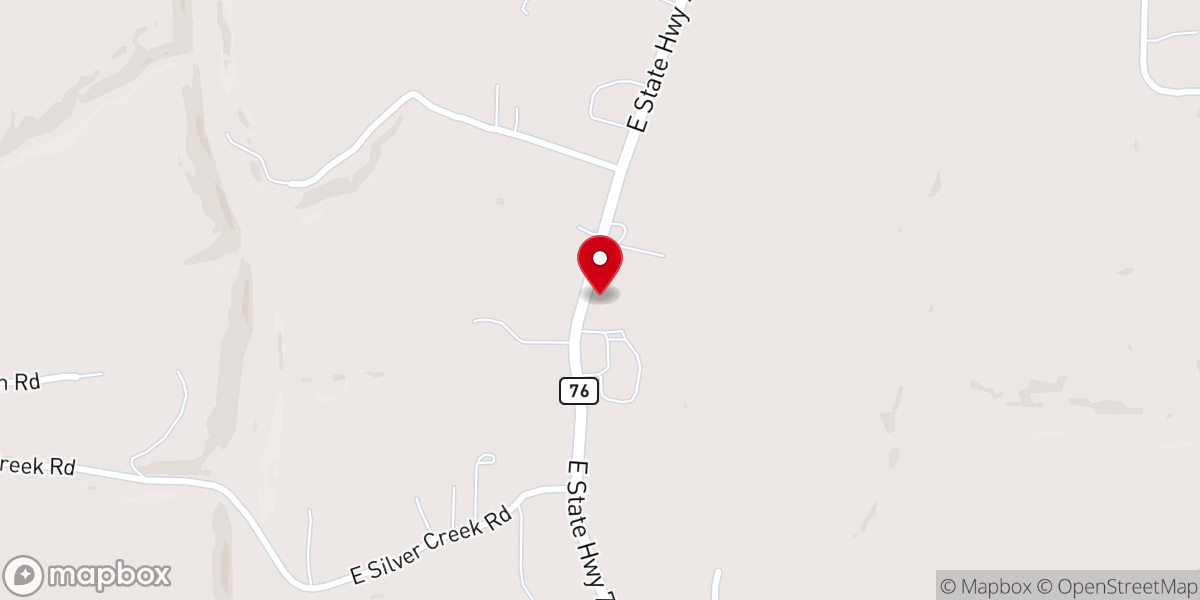 Map showing location of Pleasant Hill Church