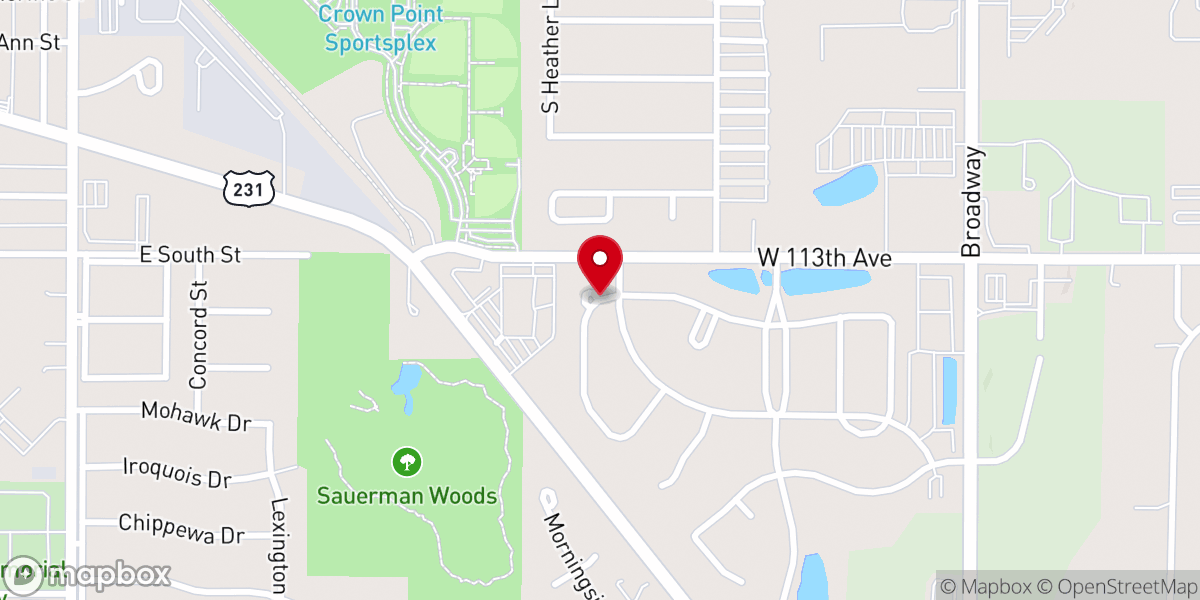 Map showing location of Calvary Mission Outreach