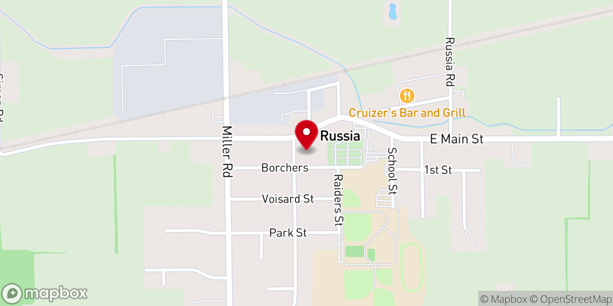 Map showing location of St. Remy Hall
