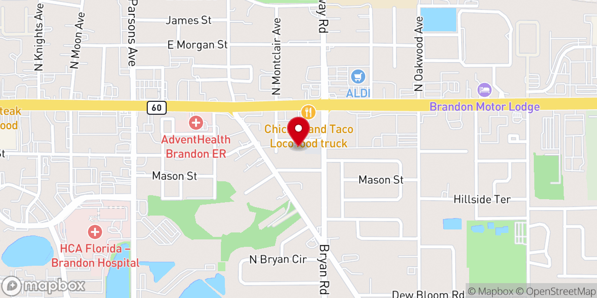 Map showing location of Essence of Christ Church