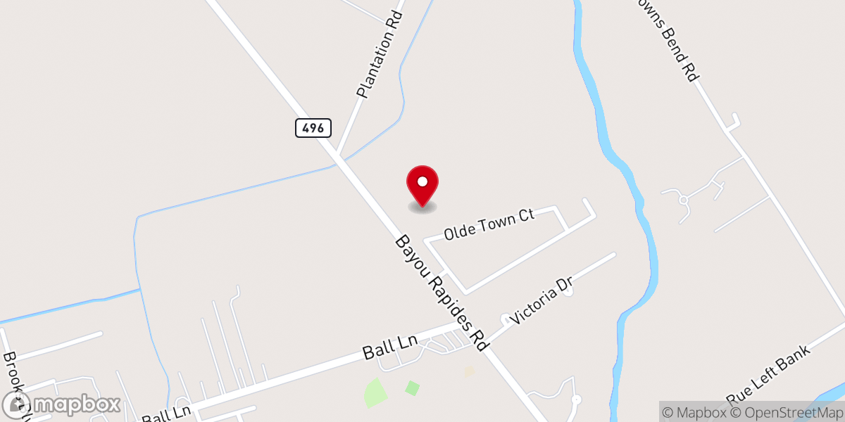 Map showing location of Trinity United Methodist Church