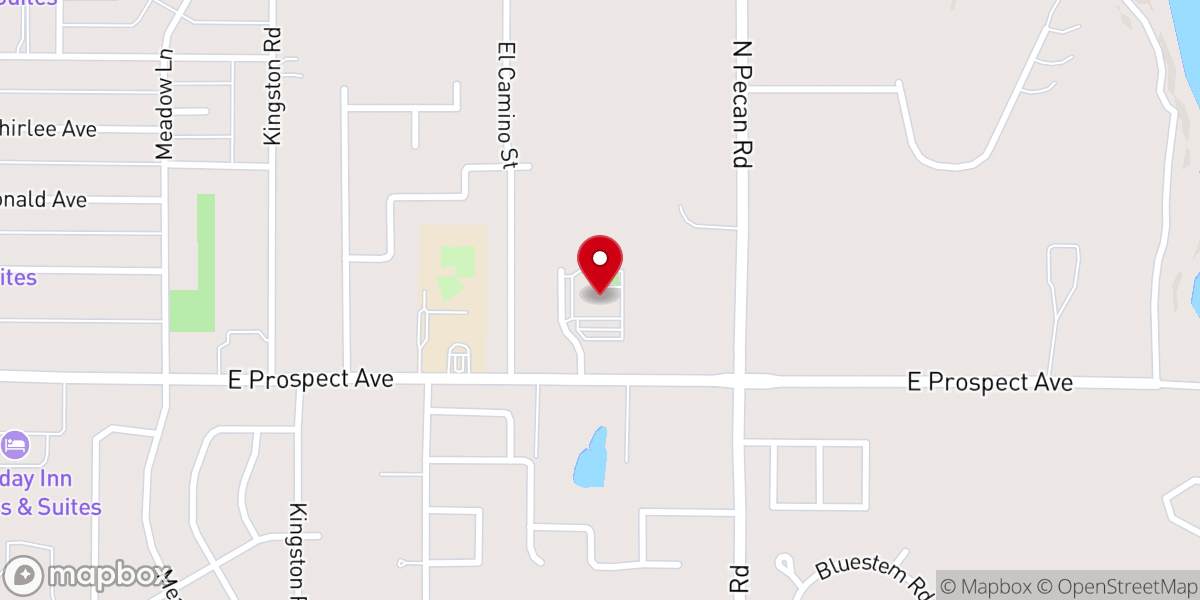 Map showing location of Ponca City Assembly