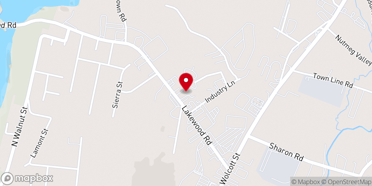 Map showing location of Christian Fellowship Community Center