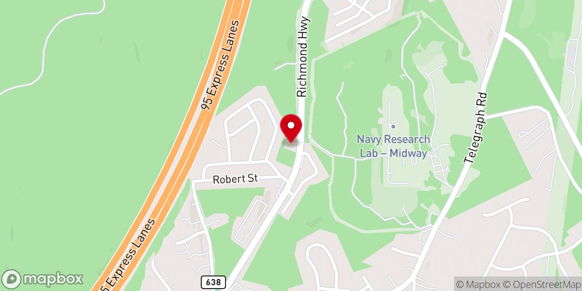 Map showing location of Joy Church