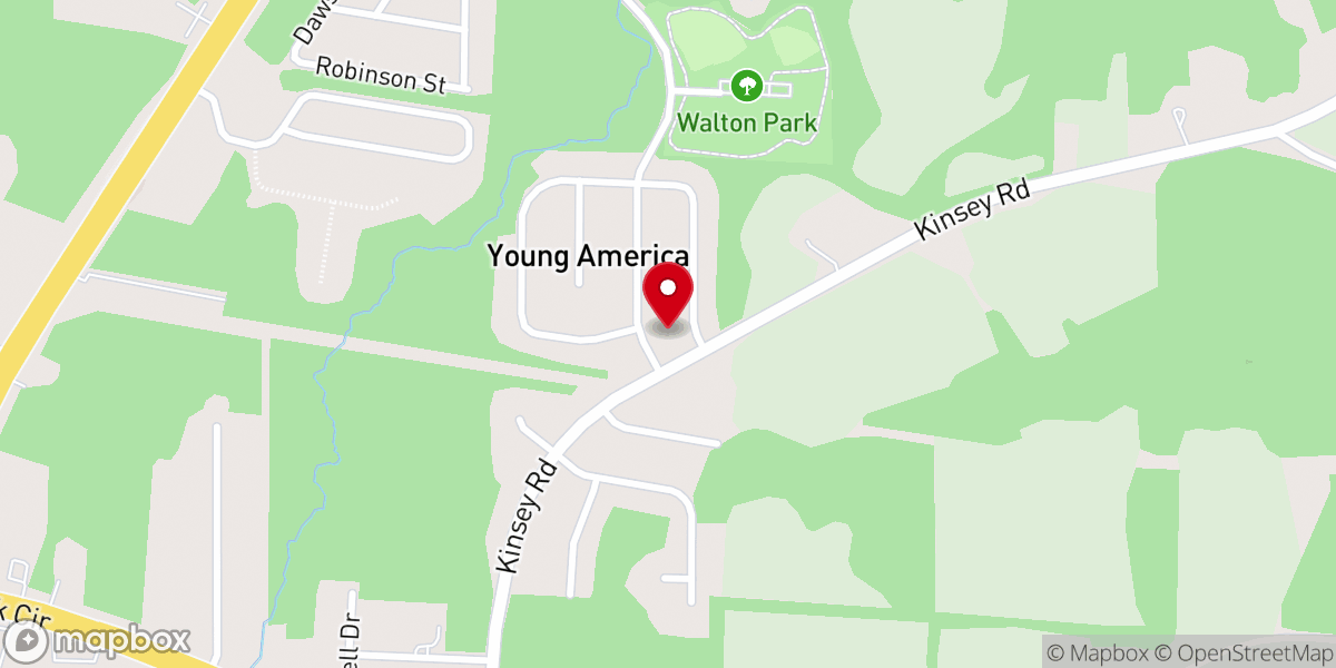 Map showing location of New Mount Zion Church