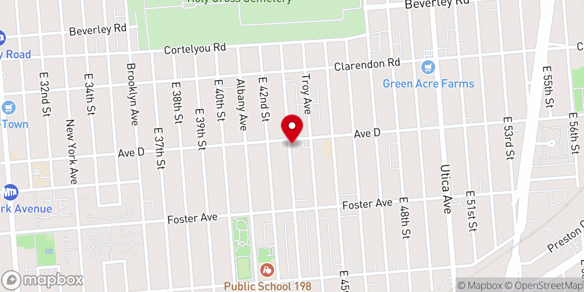 Map showing location of zion Of Faith Missionary Baptist Church