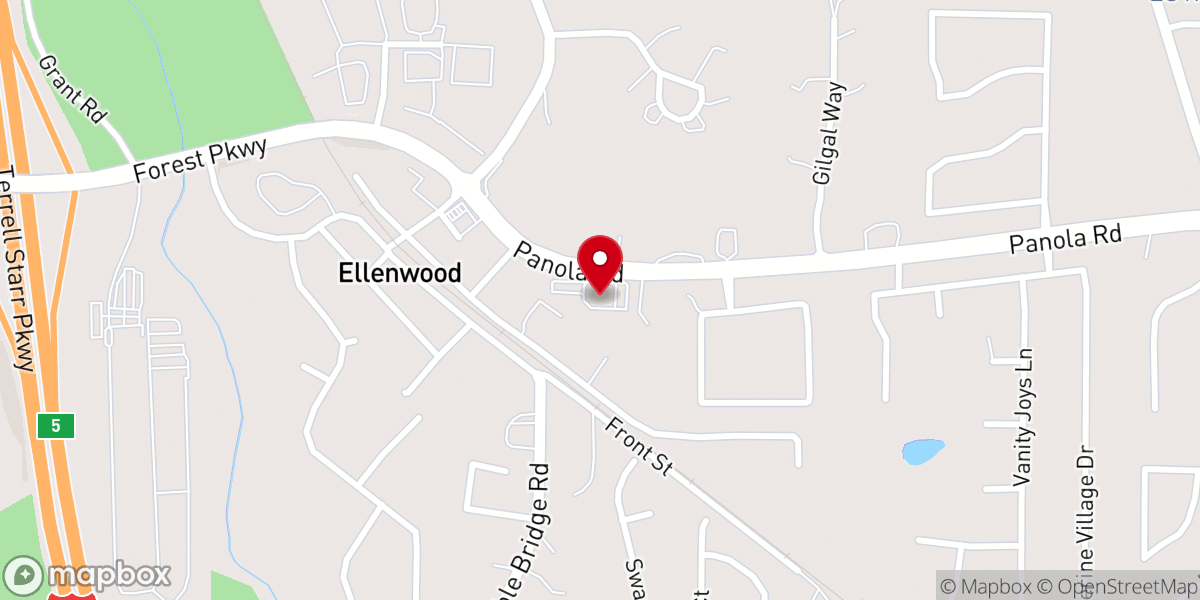 Map showing location of New Mt Sinai Baptist Church