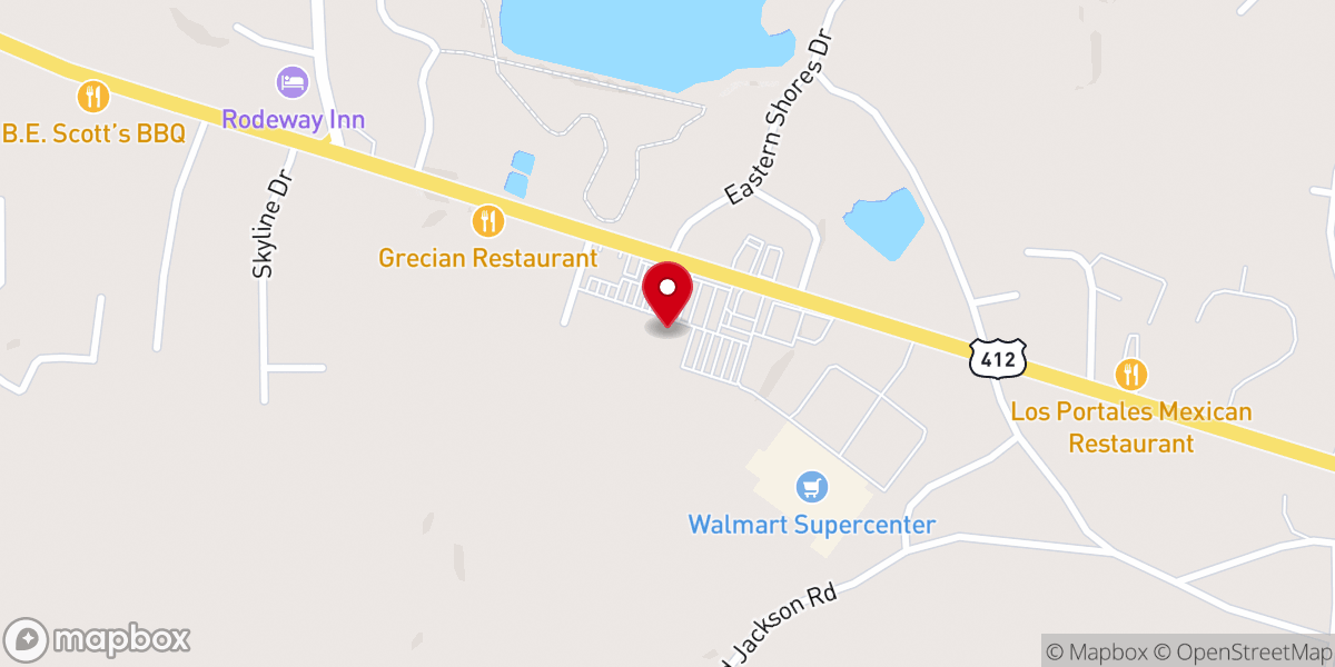 Map showing location of West Church Home