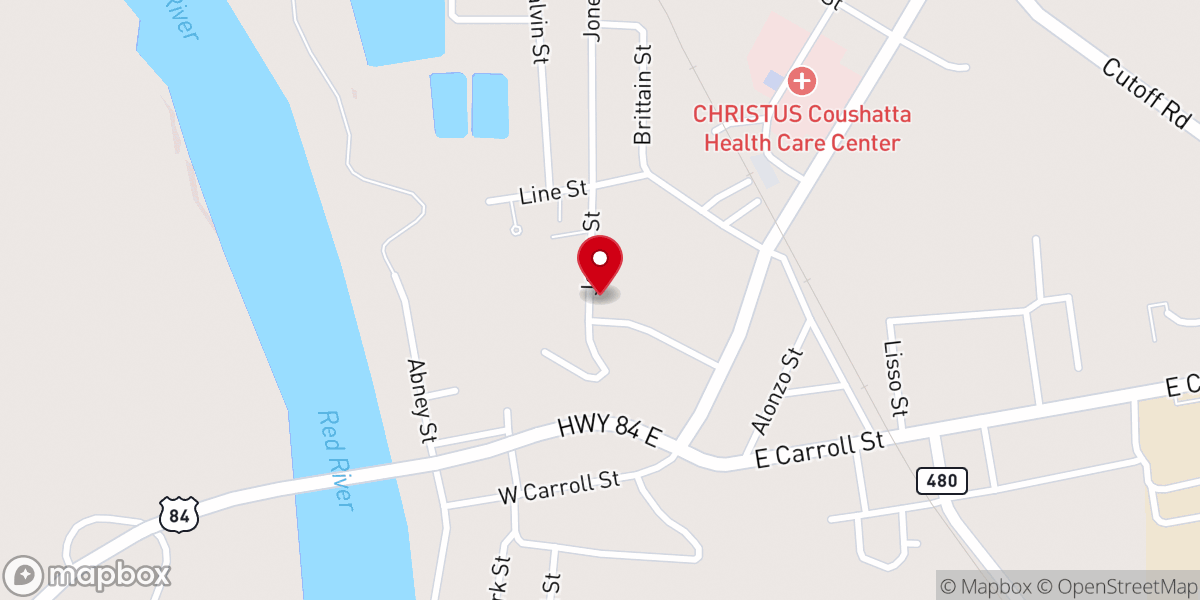 Map showing location of Victory Missionary Baptist Church