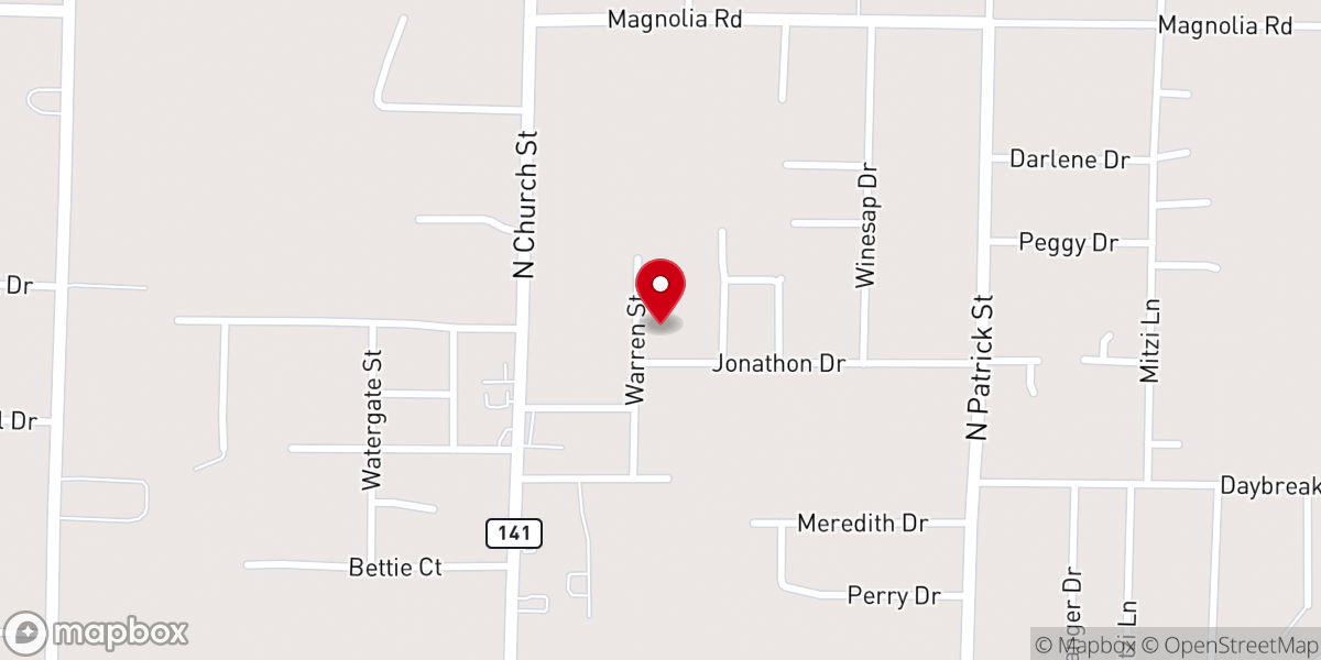 Map showing location of WaterBrook Ministries