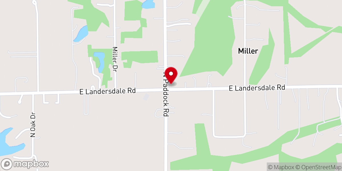 Map showing location of Holy Trinity Reformed Church