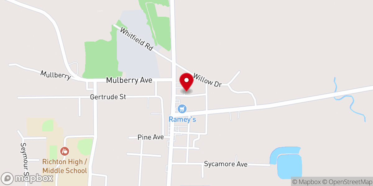 Map showing location of Family Harvest Chapel Inc