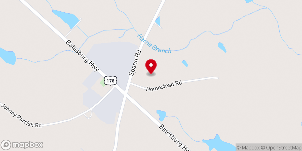 Map showing location of Damon Thompson Ministries