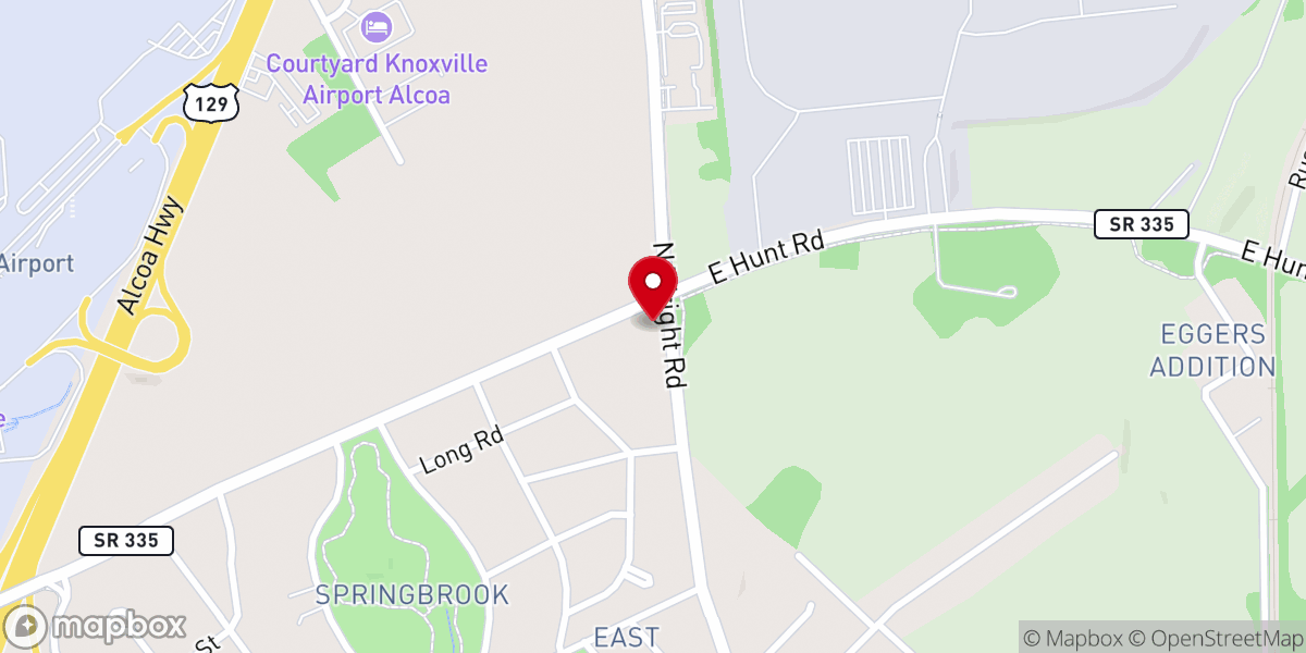 Map showing location of Springbrook Church Assemblies of God