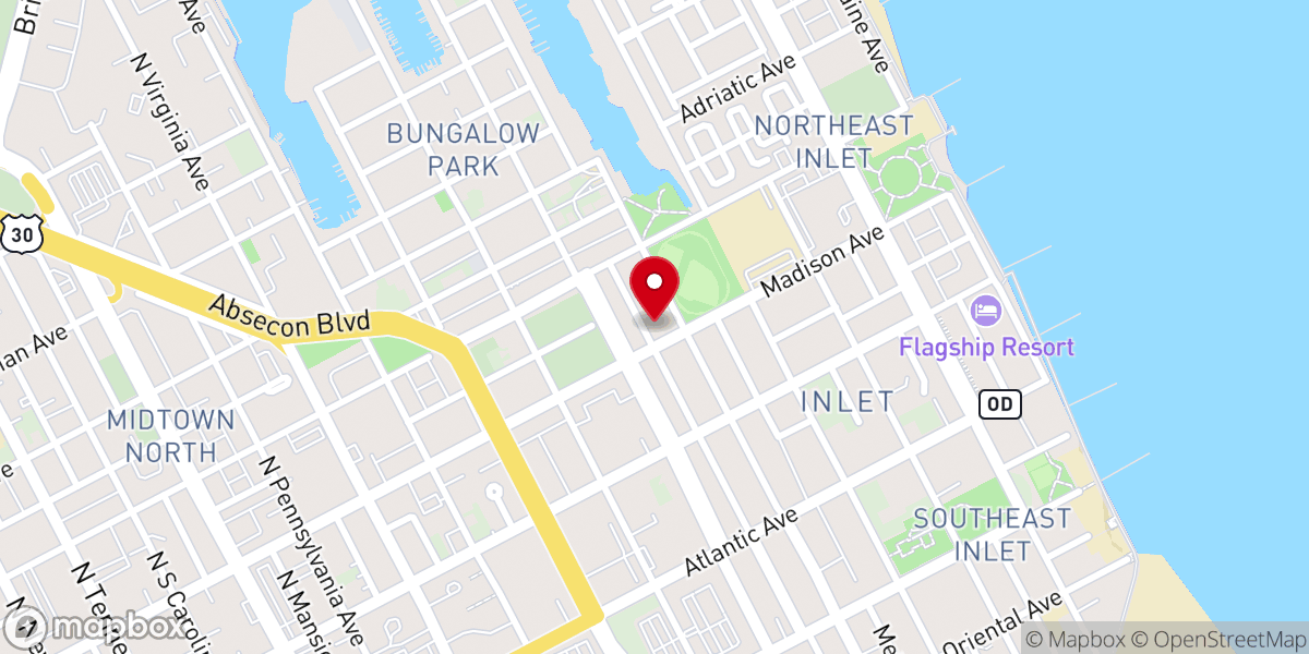 Map showing location of Shiloh Temple Apostolic Cathedral
