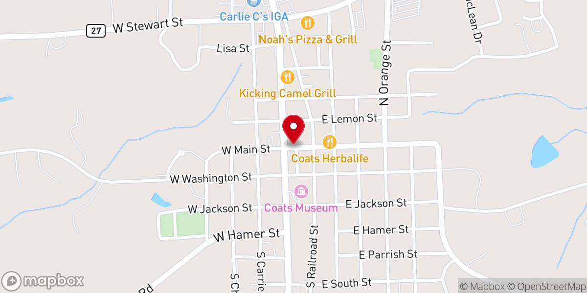 Map showing location of NBM Nehemiah Ministries