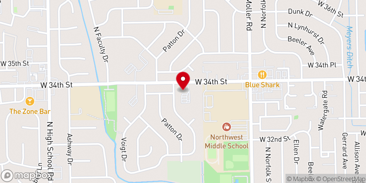 Map showing location of The Blended Church | Northwest