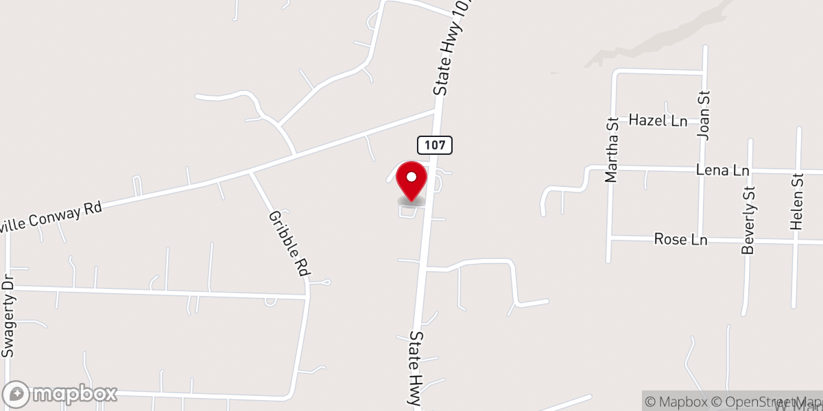 Map showing location of Life Tabernacle