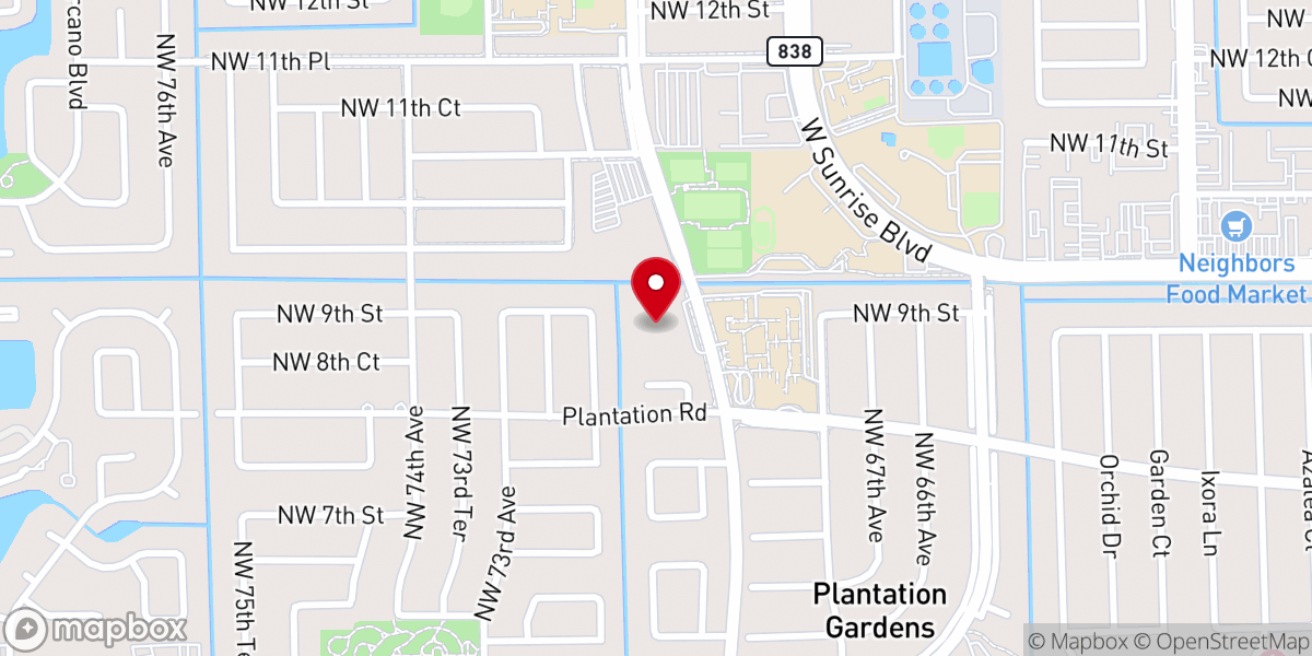 Map showing location of Zion Advent SDA Church