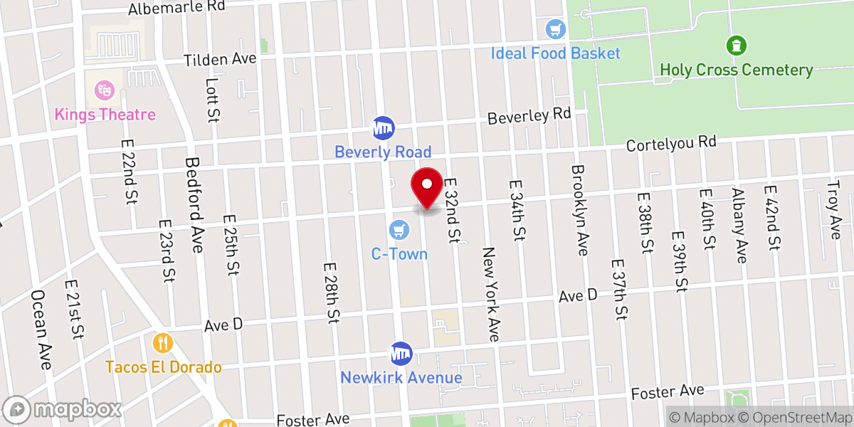 Map showing location of Bethlehem Church of Christ Inc