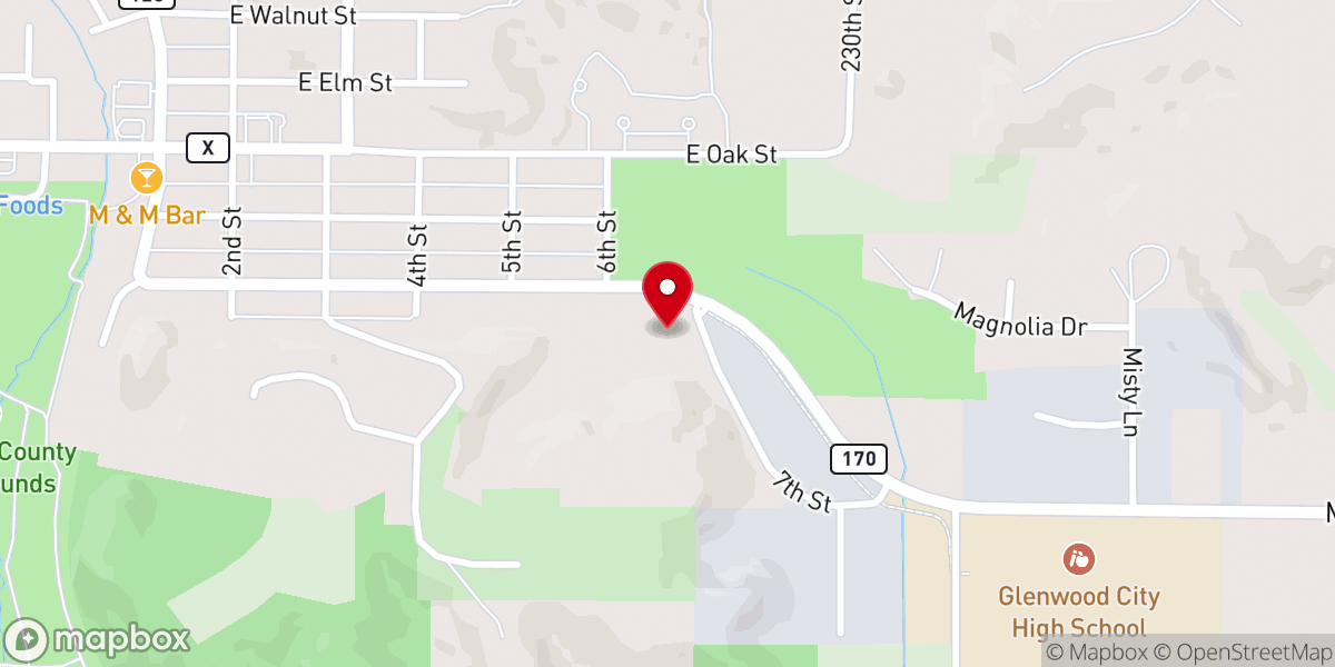 Map showing location of Holy Cross Lutheran Church (LCMC)