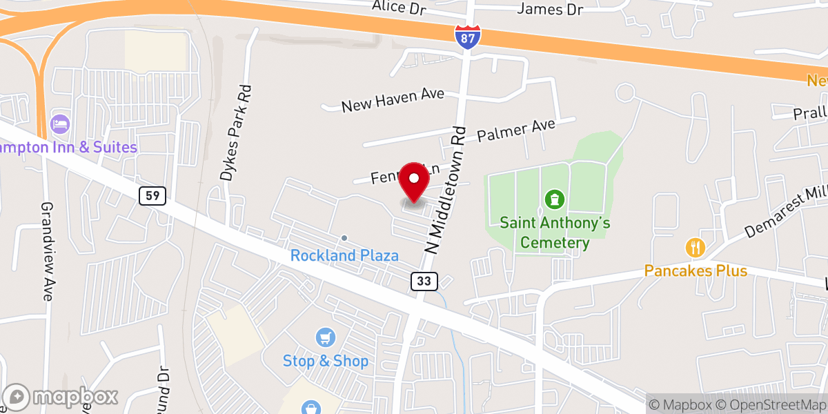 Map showing location of Church