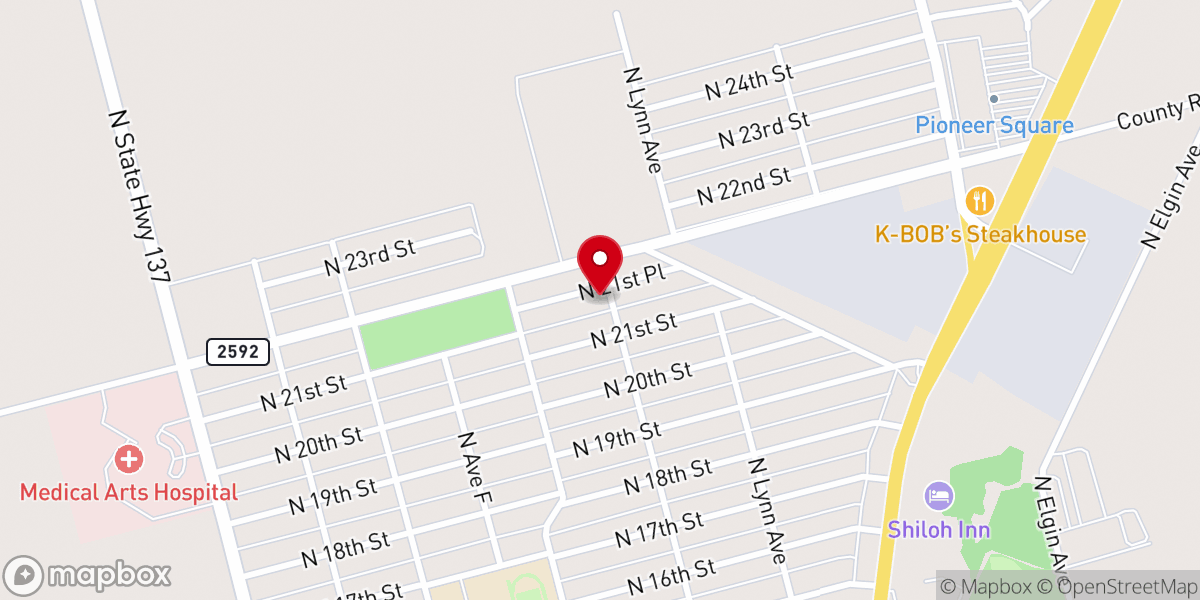 Map showing location of Exalt His Word Ministries