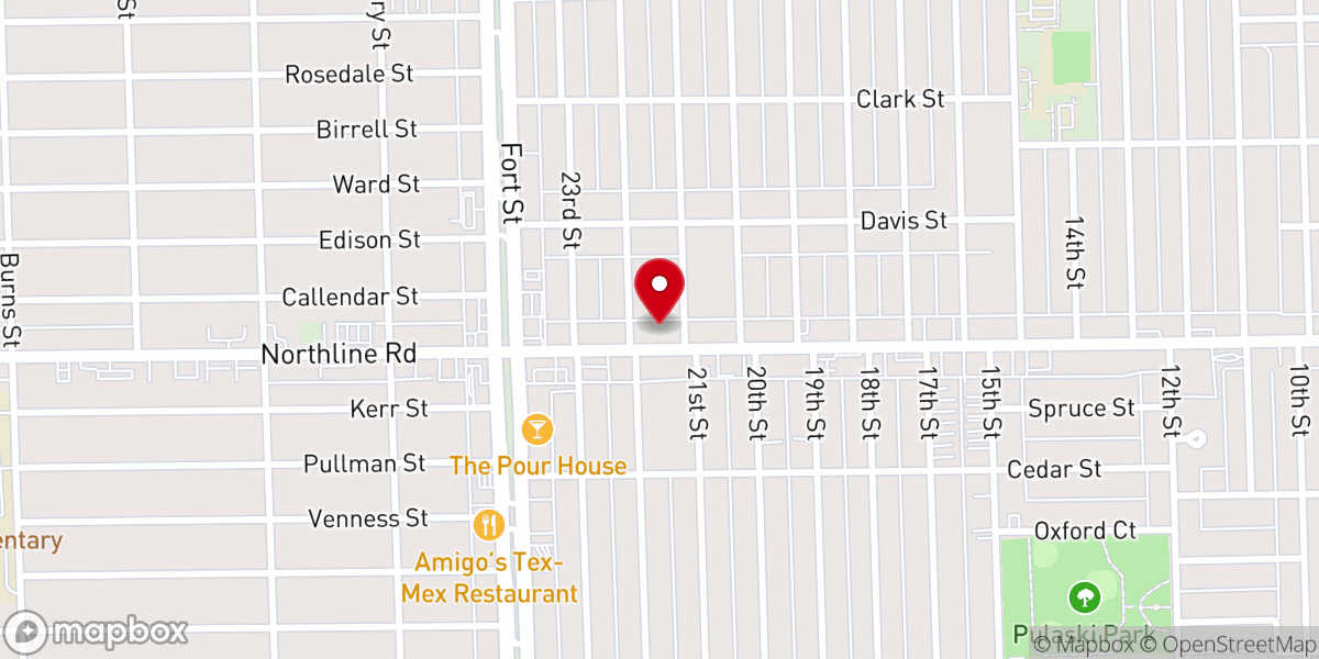 Map showing location of The Harbor Church of God