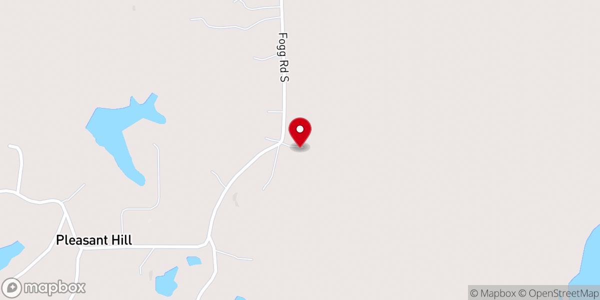 Map showing location of Pleasant Hill MB Church