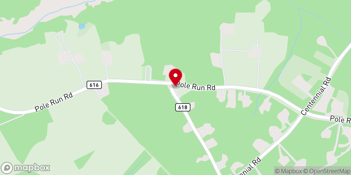 Map showing location of Bethlehem Congregational Church