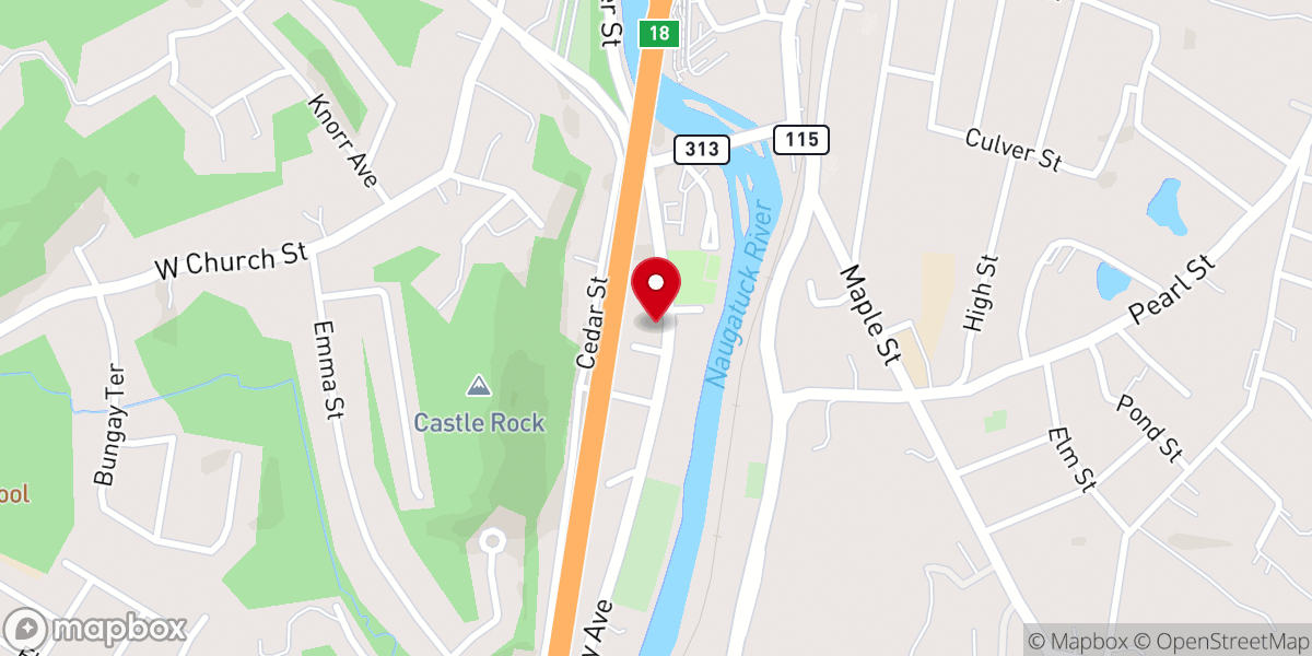 Map showing location of Crystal Korean Presbyterian Church