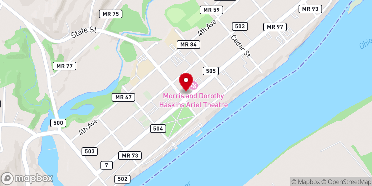 Map showing location of Elks Lodge #107