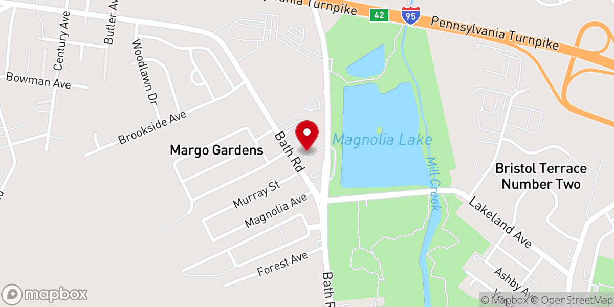 Map showing location of St. Mary's Ukrainian Catholic Church