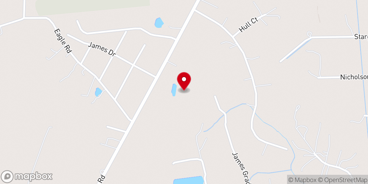 Map showing location of Life Point Church