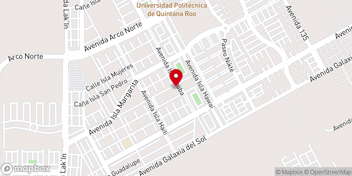 Map showing location of Capilla San Lorenzo