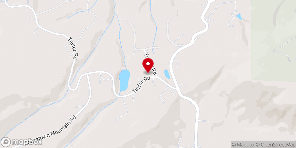 Map showing location of Faith Baptist Church
