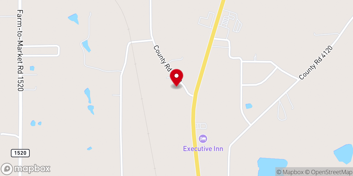 Map showing location of Church in Pittsburgh TX