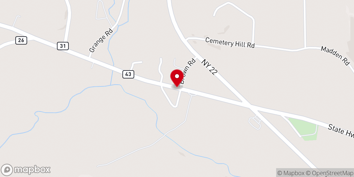 Map showing location of Stephentown