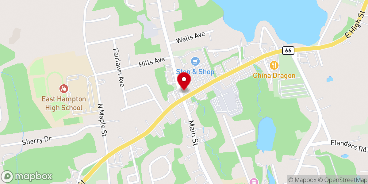 Map showing location of Bethlehem Lutheran Church