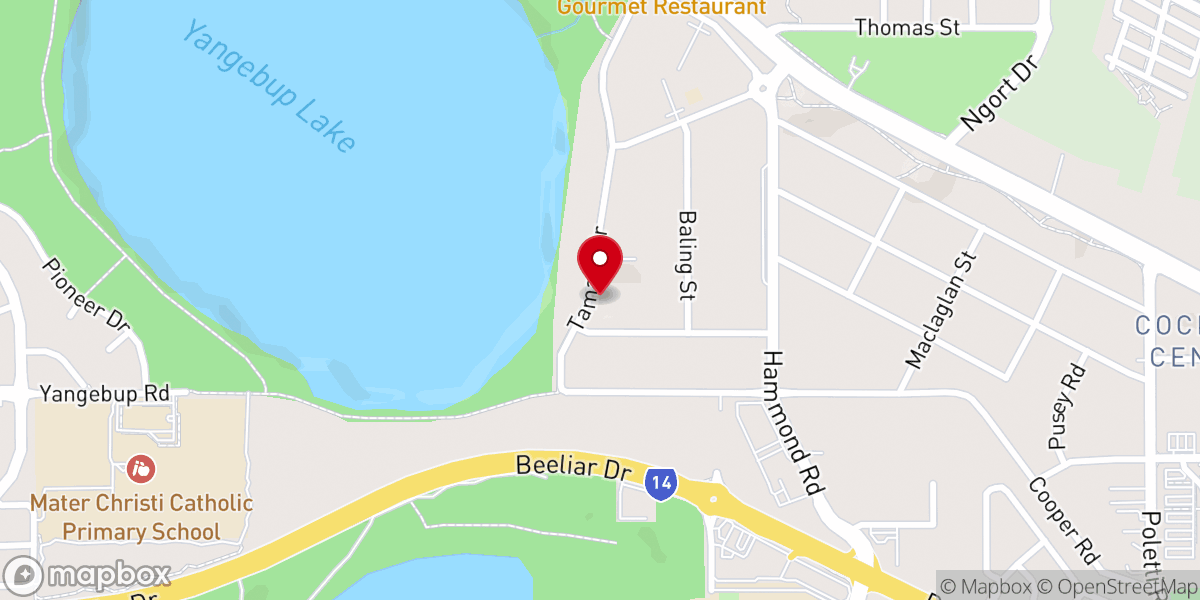 Map showing location of Emmanuel Reformed Baptist Church Perth Western Australia