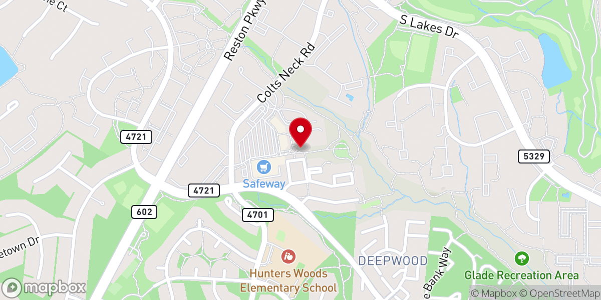 Map showing location of Christ the Servant Lutheran